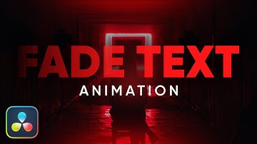 How to Fade Text In and Out in DaVinci Resolve (Easy Animation)