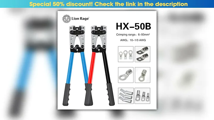 Crimping Pliers Tube Terminal Crimper Hex Crimp Tool Multitool Battery Cable Lug Cable Hand Tools