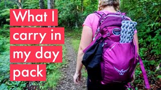What I Carry in my DAY PACK for Summer Hiking 🌞