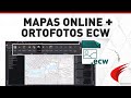 Suporte a Mapas de Satélite, Ruas e Ortofotos ECW no CAD