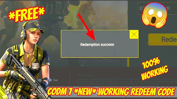 codm 7 *NEW* working redeem code 2022 | codm redeem code 2022 | today cod mobile new redeem code