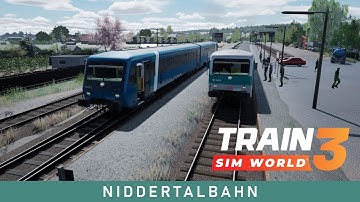 Train Sim World 3 PS5: Niddertalbahn ☀️🌧️ (Heldenbergen-Windecken → Bad Vilbel → Stockheim)