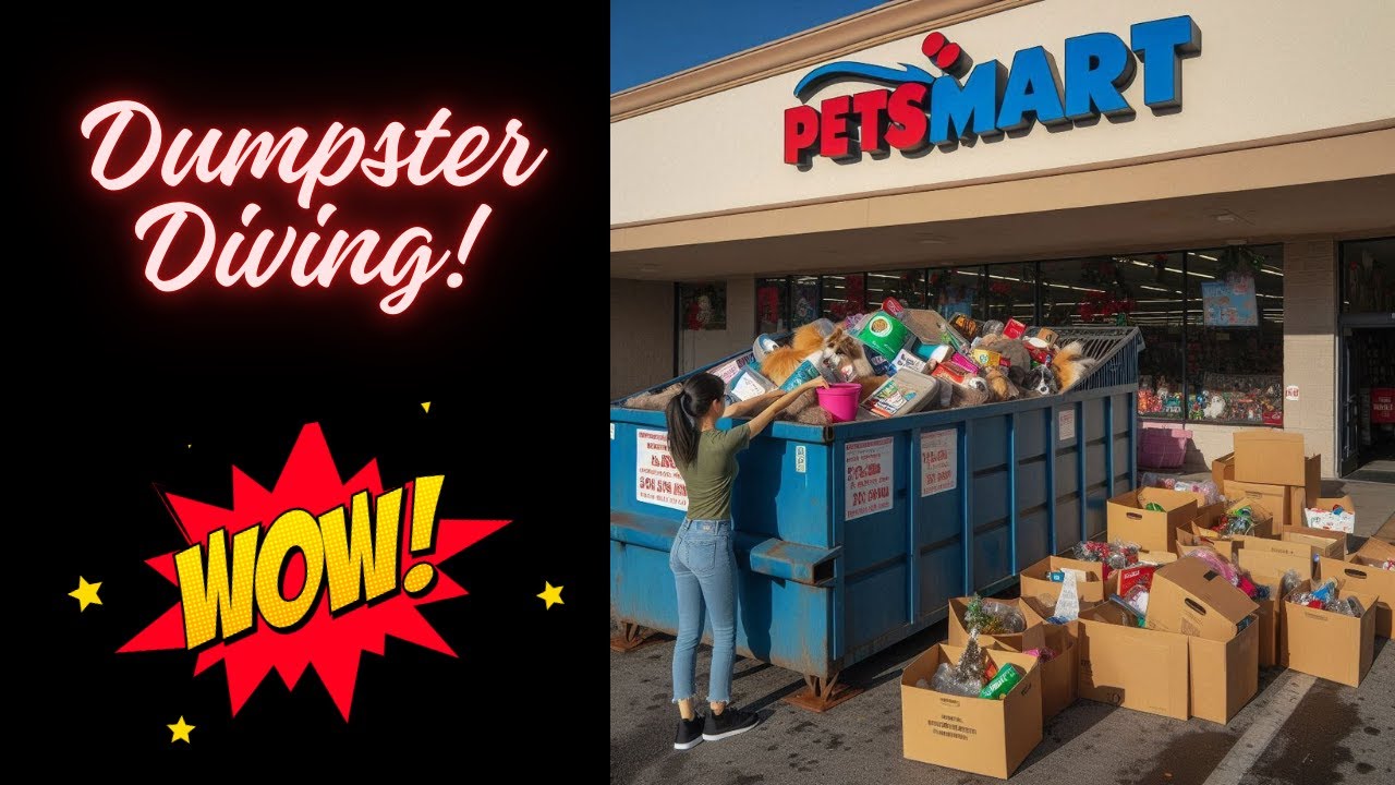 ОГРОМНАЯ ПОГРУЗКА В МУСОРНЫЙ КОНТЕЙНЕР!! ОНИ ВСЕ ЭТО ВЫБРОСИЛИ!!