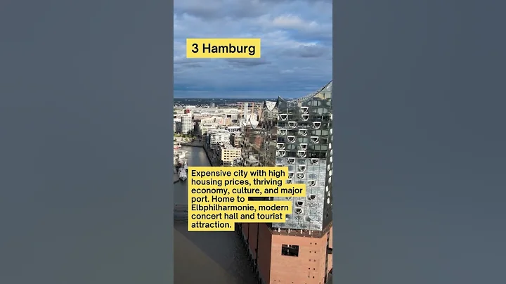 Top 5 - Most Expensive Cities to Live in Germany: A Look at the High Cost of Living #shorts