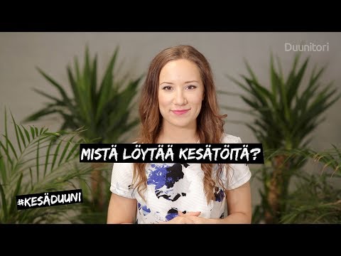 Video: Mistä Löytää Työtä Kesäksi