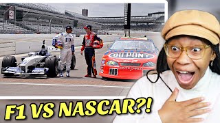 AMERICAN REACTS TO FORMULA 1 VS NASCAR 🤯 (HOW DO THEY COMPARE?!)