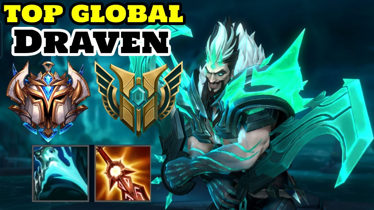 Wild Rift Draven Top Global Draven best build full gameplay Draven