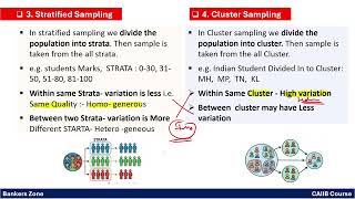 CAIIB ABM Unit 2 Sampling Techniques |  Variance |  Standard Deviation|   Standard Error