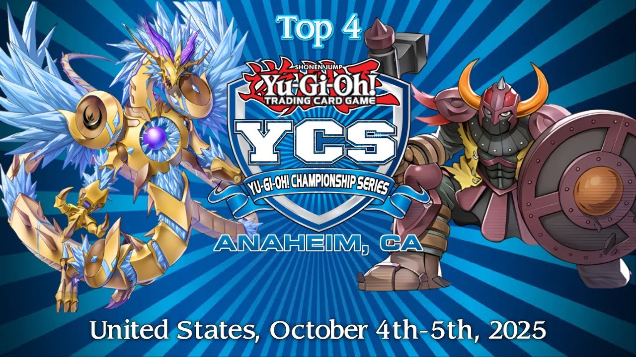 YCS ANAHEIM │ Crystron K9 VS Onomat Ryzeal │ Top 4 Yu-Gi-Oh! October 2025