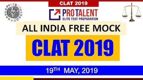 ProTalent All India Free Mock CLAT I A Free Test for CLAT 2019/2020 Aspirants