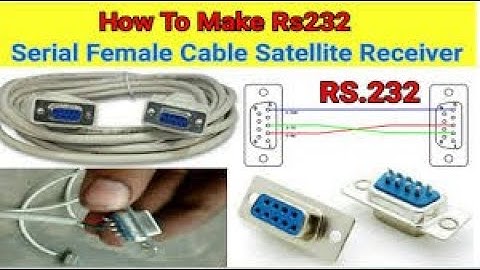 How to make RS232 cable for Satellite Receiver | Upgrade Satellite Receiver Software Via RS232 Cable