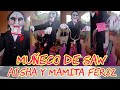 Muñeco de Saw con triciclo, así se hizo... Aisha y mamita feroz🎃Halloween🎃¿quieres jugar a un juego?
