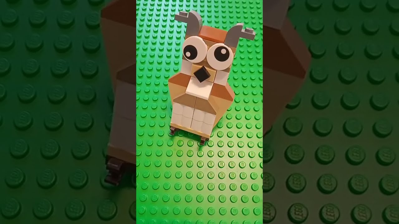 🦉🦉Lego confused owl🦉🦉 (Lego zmätená sova)