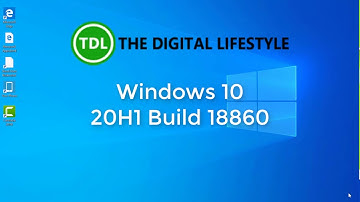 Hands on with Windows 10 20H1 build 18860