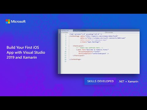 Build Your First Ios App With Visual Studio 19 And Xamarin Youtube