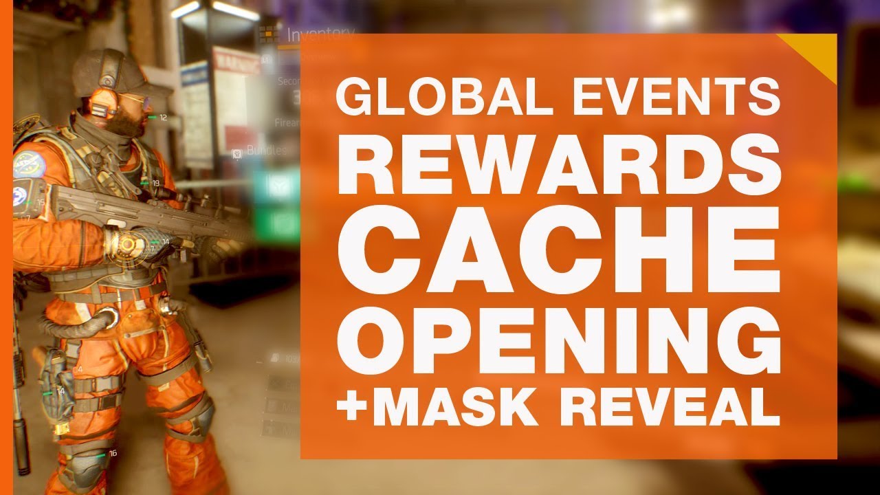 The Division 1.7 Global Events Rewards Cache Opening Live!