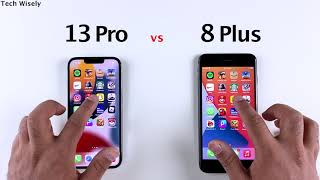 iPhone 13 Pro vs iPhone 8 Plus SPEED TEST