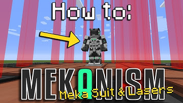 How to: Mekanisme | MekaSuit en lasers (Minecraft 1.16.5)