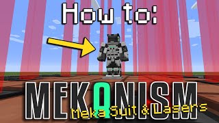 How to: Mekanism | MekaSuit and Lasers (Minecraft 1.16.5)