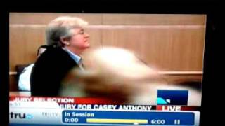 - Is this Caylee Anthony ghost in court room? Taped frame by frame. June 13th 2011