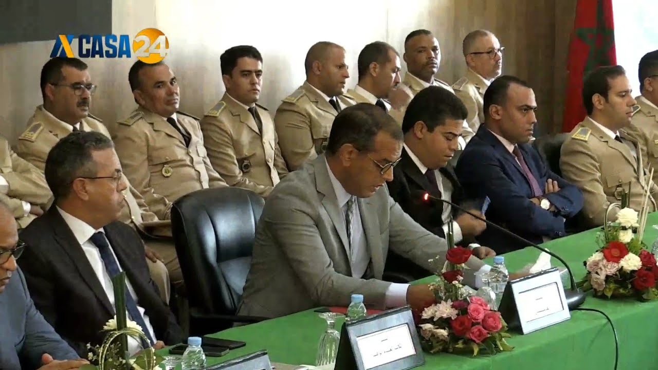 حفل تنصيب رجال السلطة الجدد اللذين جرى تعيينهم بعمالة إقليم النواصر