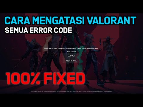 Cara Mengatasi Semua Error Code Valorant FIXED ! 2021 Maret