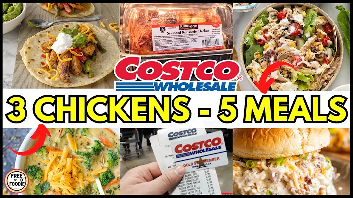 🚨3🐓5 MEALS at COSTCO!🔥CHEAP $5 Rotisserie MEALS