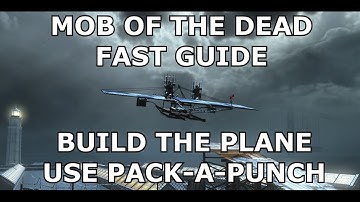Mob of the Dead FAST GUIDE: How to Build/Rebuild the Plane and Use the Pack-a-Punch Machine