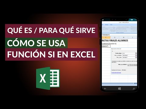 Función SI en Excel ¿qué es? ¿Para que sirve? y ¿Cómo se usa?
