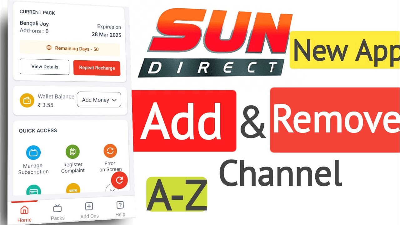 Sun Direct Introduction Sun Direct DTH App Full Details | Channel Management, Features & More ...