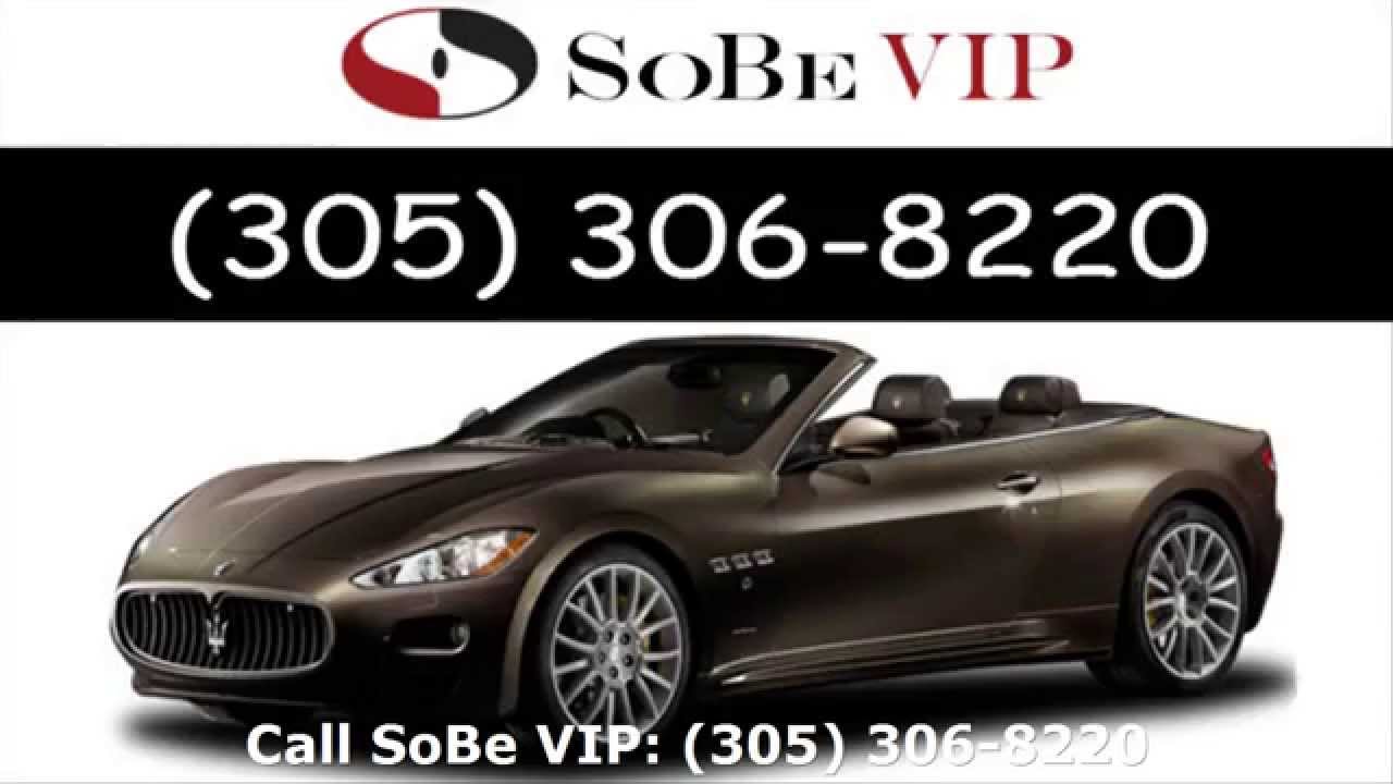 Luxury Car Rental Miami Gardens Florida SoBe VIP YouTube