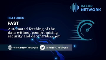 Video highlighting the major features of #Razornetwork. $RAZOR #crypto #blockchain #defi #Oracle