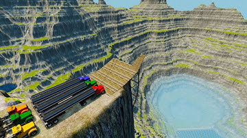 Cars VS Leap Of Death #17 - BeamNG.Drive