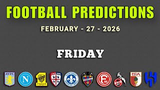 FOOTBALL PREDICTIONS TODAY | Premier League | La Liga | Bundesliga | GoalIQ, #footballprediction