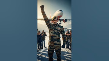 Indian Army saved Airplane from crash landing✈️ #ai #army