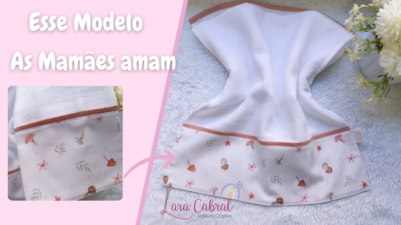 Aprenda a fazer a fralda de Ombro queridinha entre as mamães