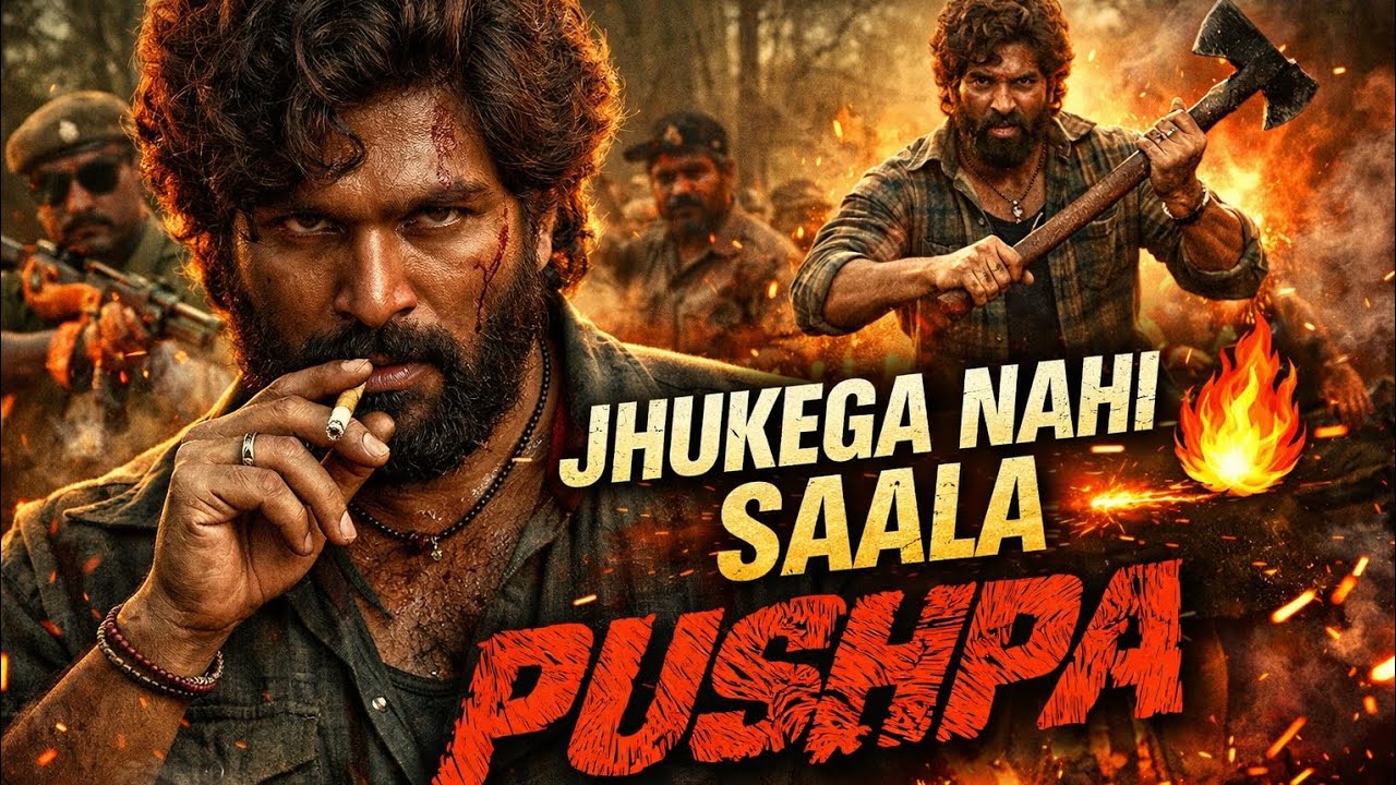 Pushpa Movie Best Scene 🔥 | Jhukega Nahi Saala | Allu Arjun Hindi 