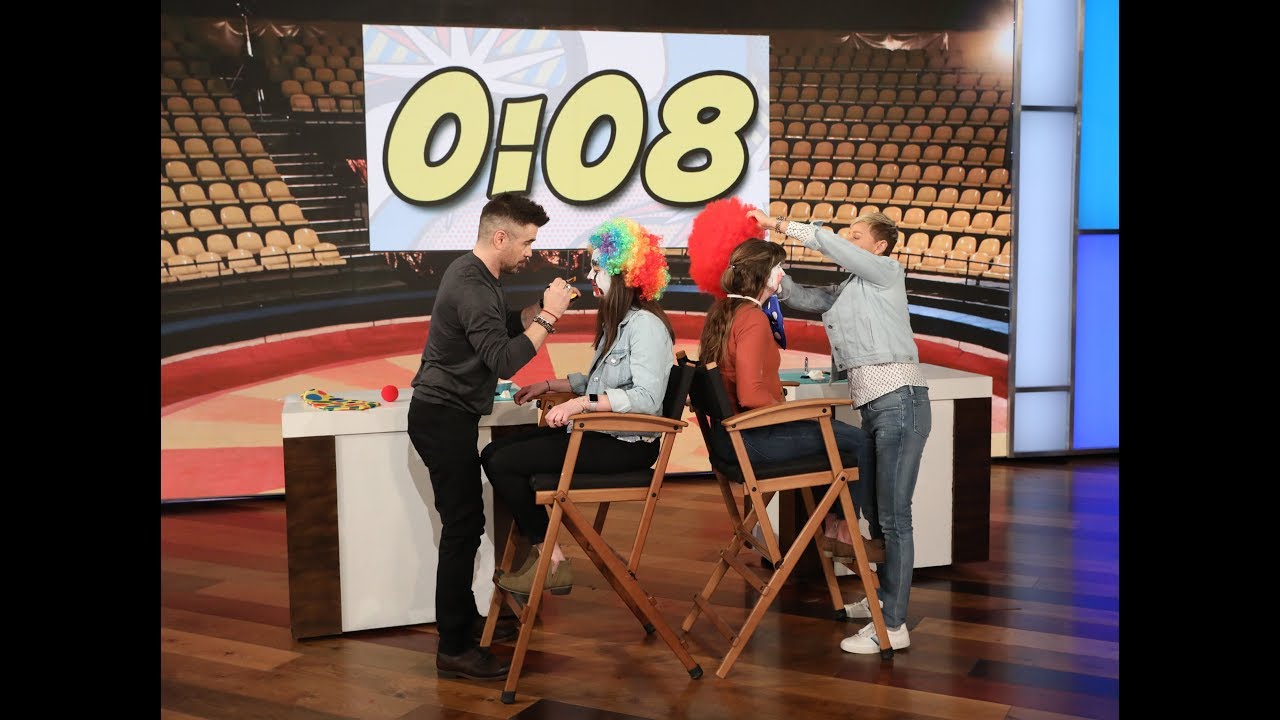 Colin Farrell and Ellen Clown Around with Audience Members