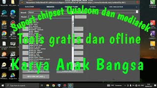 SUPORT CHIPSET QUALCOM DAN MEDIATEK,DAN BEKERJA SECARA OFFLINE..!!!NUSANTARA UNLOCK TOOLS screenshot 5