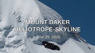 Mount Baker Heliotrope-Skyline Ski Traverse by Lane Aasen 1,599 views 3 years ago 3 minutes, 43 seconds