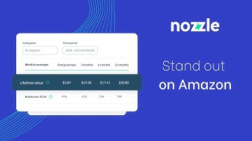 Nozzle -  Customer analytics for Amazon sellers.