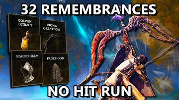 I No Hit EVERY Remembrance in Elden Ring