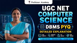 UGC NET Computer Science | DBMS Pyq Detailed Explanation | Must watch!