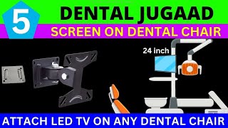 Part 5  DIY Attach Any Led Tv on Any Dental Chair. Easy steps. #intraoralcamera, #dentalchair,