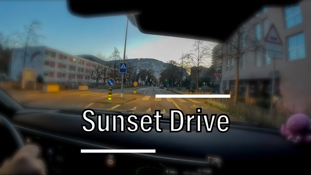 [Driving Vlog]Sunset Drive