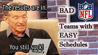 The NFL's WORST Teams with the EASIEST Schedules thumbnail