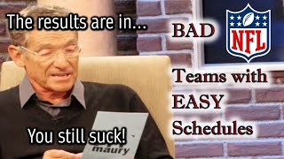 The NFL's WORST Teams with the EASIEST Schedules