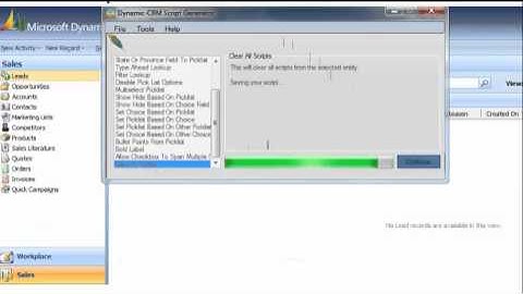 CRM Code: Clear Scripts Tutorial for Script Generator Product