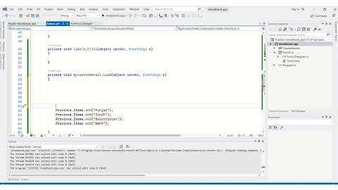 Combo Box in Windows Form application| C# programming language