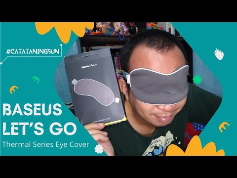 BASEUS LETSGO : THERMAL SERIES EYE COVER | PENUTUP MATA SAAT TIDUR YANG FUTURISTIK